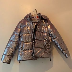 Barney’s New York Metallic Puffer